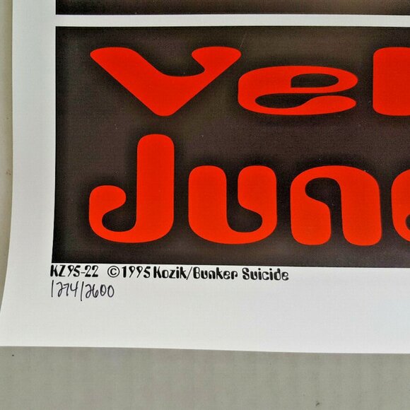 BEASTIE BOYS Gig POSTER KOZIK S/N Edition 1995 32" X 26" BRUCE LEE - Picture 7 of 9